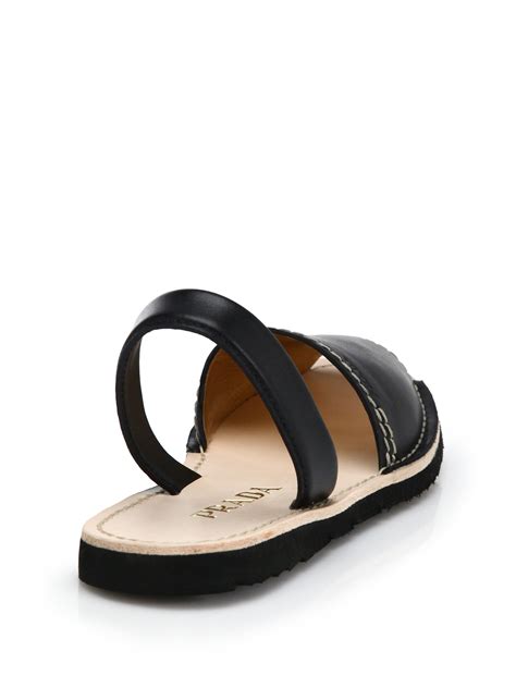 prada flat slingback sandals|Prada slingback sale.